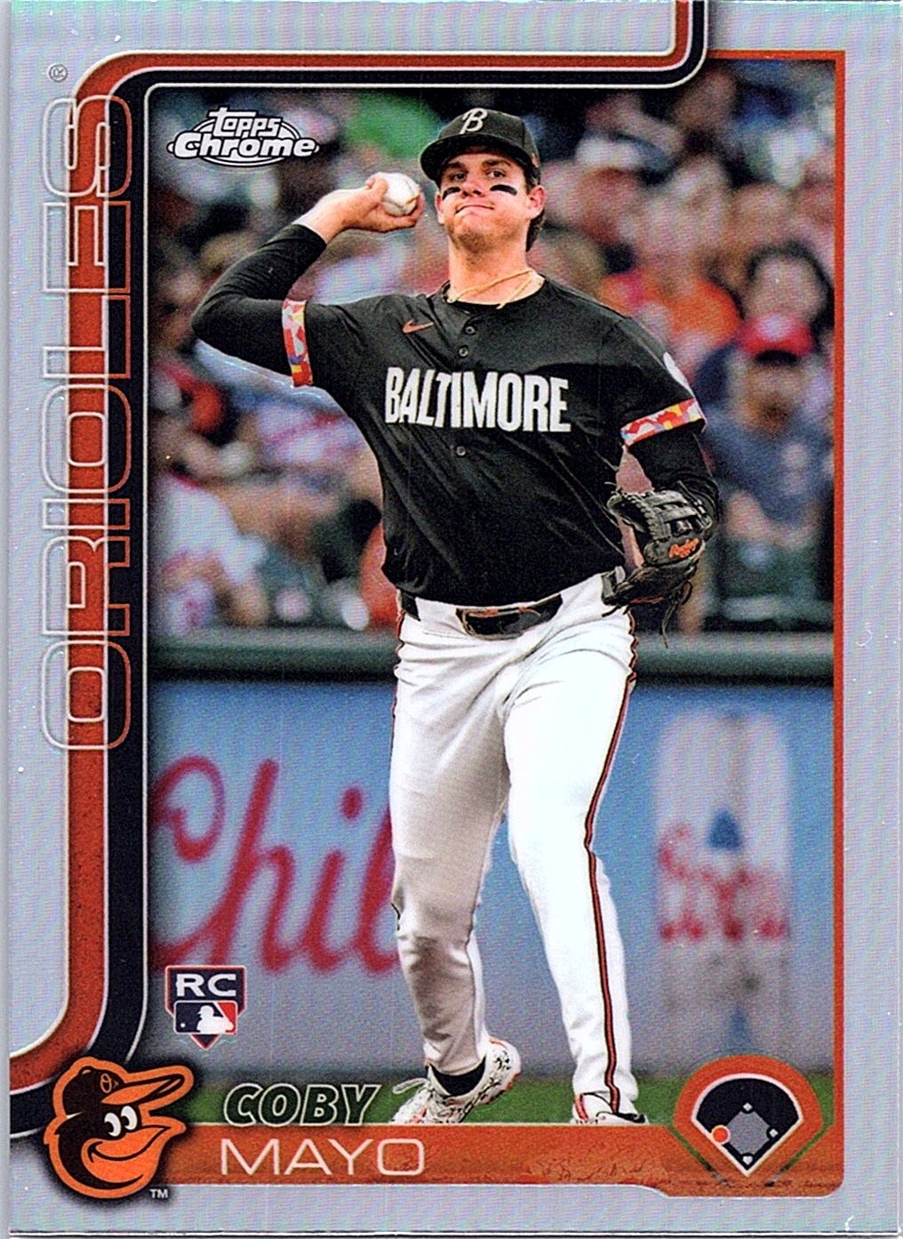 2025 Topps Chrome #120 Coby Mayo Refractors