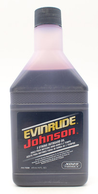 Evinrude 2 Stroke Outboard Oil XD 25 - Pint Part Number - 775356