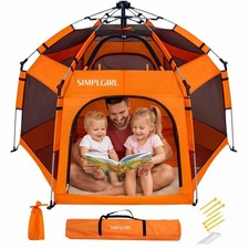 Premium Indoor and Outdoor Baby Playpen - Portable, Lightweight, Pop Up Pack ...