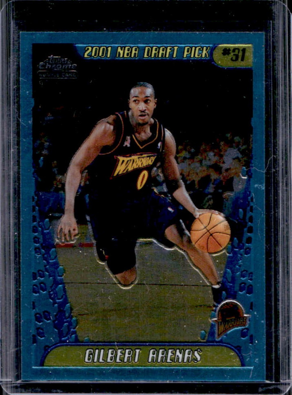2001-02 Topps Chrome Gilbert Arenas Rookie RC #157 Warriors
