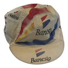 original Banesto Pro Cycling Team Vintage Cycling Cap by Nalini Made in Italy