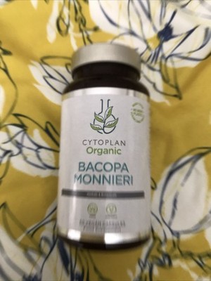 Bacopa Monnieri by CYTOPLAN Organic 60 Capsules