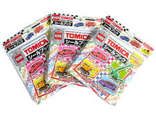 TOMICA Sticker Book 3-Piece Set | Miniature Diecast Car Series | Japan Exclusive