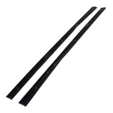 GLOSS BLACK SIDE SKIRTS SILL EXTENSIONS PAIR FOR MERCEDES E COUPE C207 2009-2016