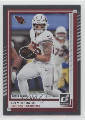 2025 Panini Donruss Press Proof Silver 59/199 Trey McBride #95 1f60