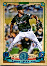 2019 Topps Gypsy Queen GQ Logo Swap Sandy Alcantara #206