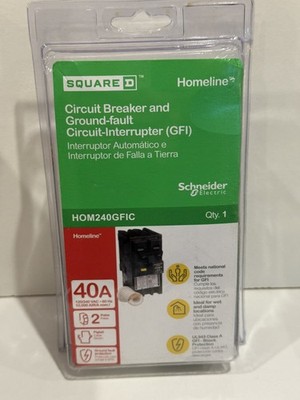 Square D HOM240GFIC Circuit Breaker *NIB* 