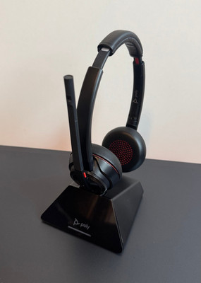 Plantronics / HP Poly Savi 8220 DECT Headset - Schwarz