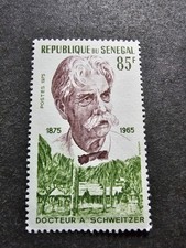 Stamp Senegal The Birth Of Doctor A. SCHWEITER No. 414 New ** Luxury MNH 1975