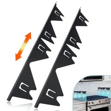 Stove Gap Covers Stainless Steel, 2 Pack Stove Gap Filler Easy Retractable Le...