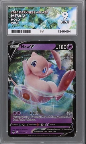 Pokémon TCG Mew V Holo Ultra Rare 069/189 Darkness Ablaze English ACE 9