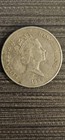 New Zealand 1989 20 cent coin  Queen Elizabeth Circulated F#32 — photo 1