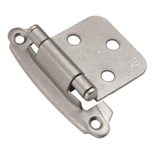 Pair Satin Nickel P244SN Hickory Flush SelfClosing Hinges