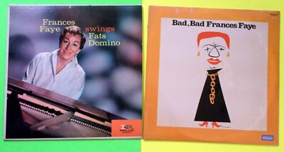 FRANCES FAYE x2 LP: Swings Fats Domino & Bad, Bad Frances(SEALED) Cabaret #6233