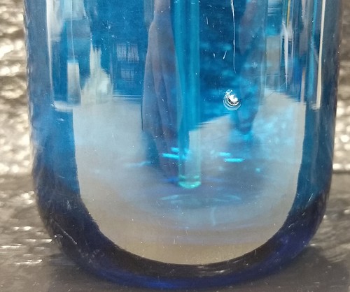 Vintage Blue Glass Seltzer Bottle ~ Ridgefield Park Bottling Company NK NJ 1956 - Picture 18 of 19