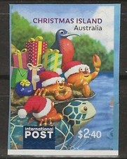 Christmas Island 2021 - $2.40 Internat Post Christmas, Crab Elves Self-Adhesive4