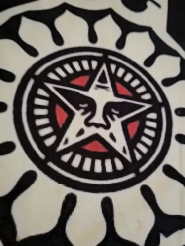 Giant 75"x57" Obey Peace Bomber Custom Printed Fabric Tapestry Poster Pre-Owned - Picture 7 of 10