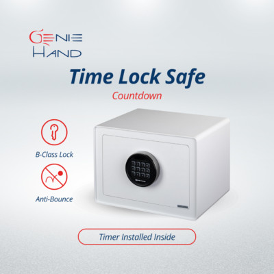Time Lock Safe Secure Metal Storage Box with Electronic Combination ...