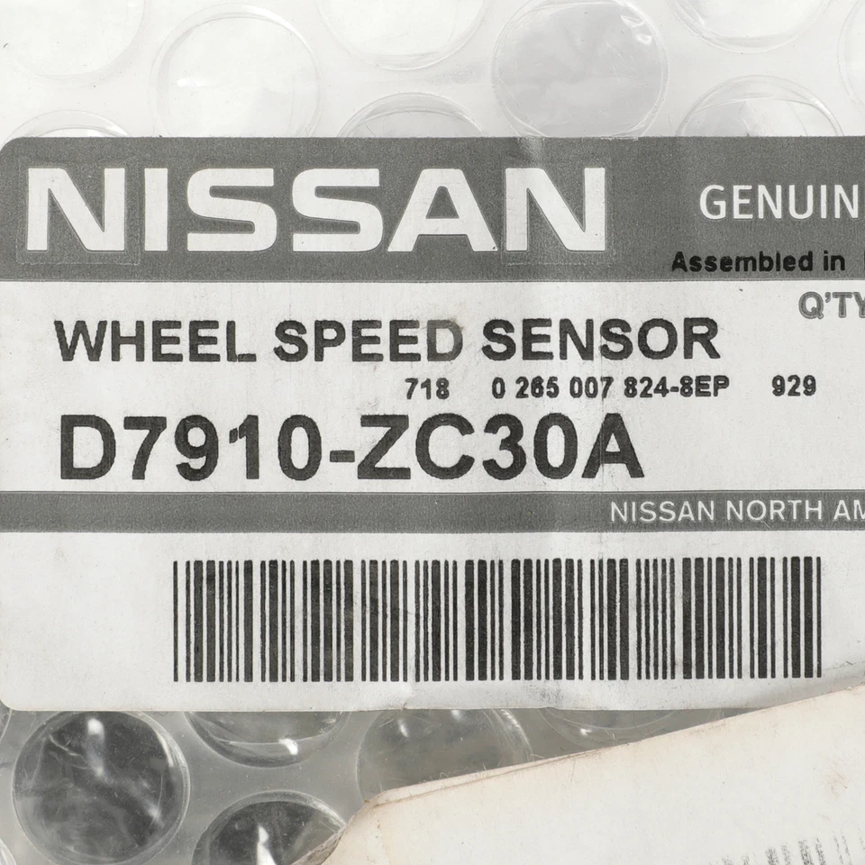 Sensor de velocidade de roda ABS dianteiro original do fabricante Nissan Armada Titan D7910-ZC30A - Imagem 4 de 4