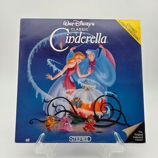 Cinderella Laserdisc LD Movie 410 AS Walt Disney's Classic Very Good Condition