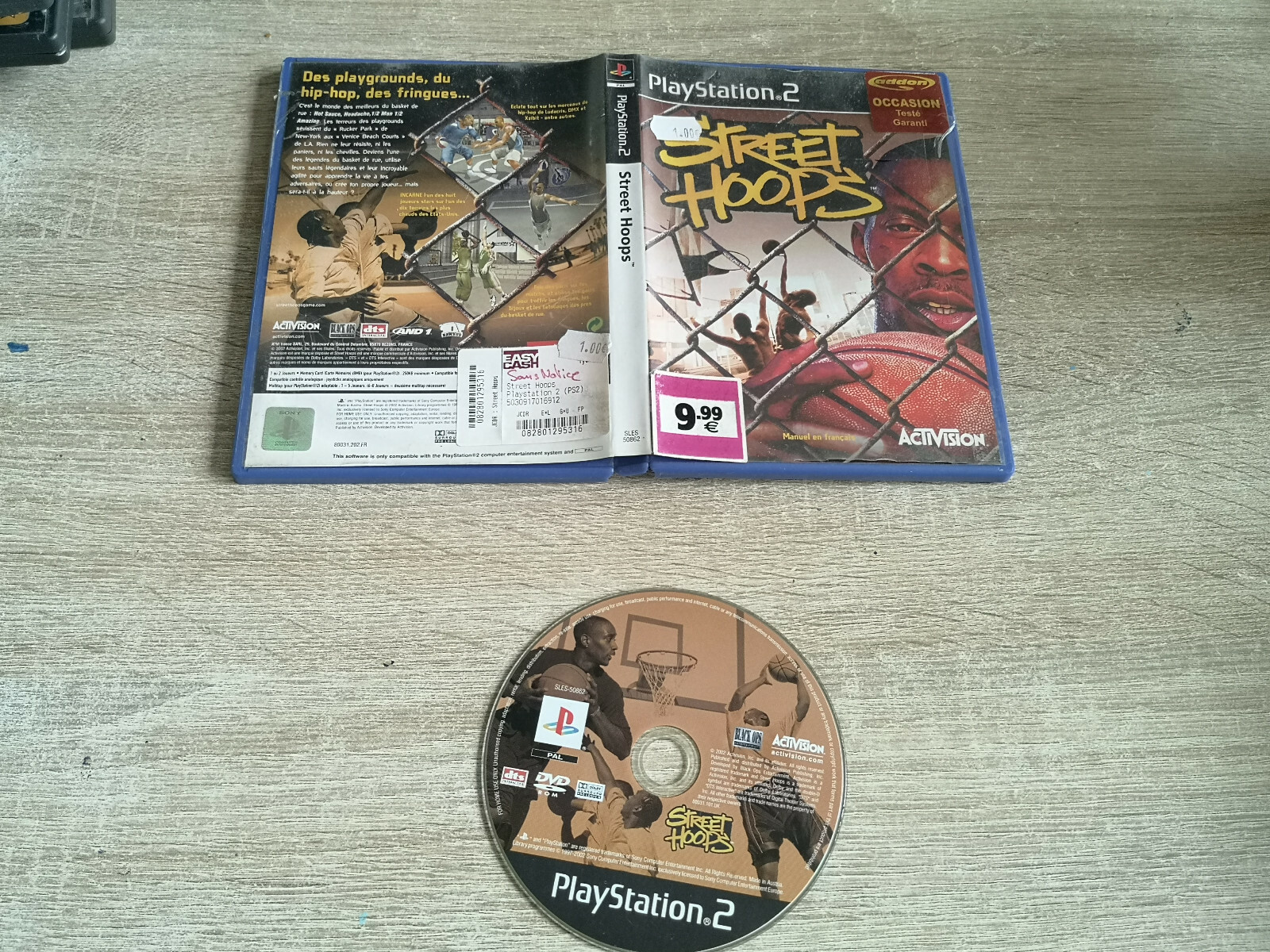STREET HOOPS  -  SONY - PS2 - PLAYSTATION 2 - RANGEMENT B