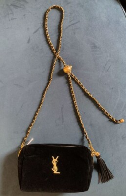 Ysl Black Makeup/cosmetic Bag