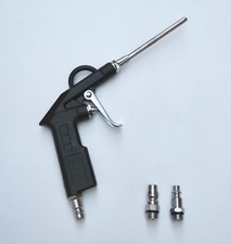 PISTOLA DI SOFFIAGGIO ARIA COMPRESSA COMPRESSORE BECCO LUNGO 200mm 631 HOTECHE