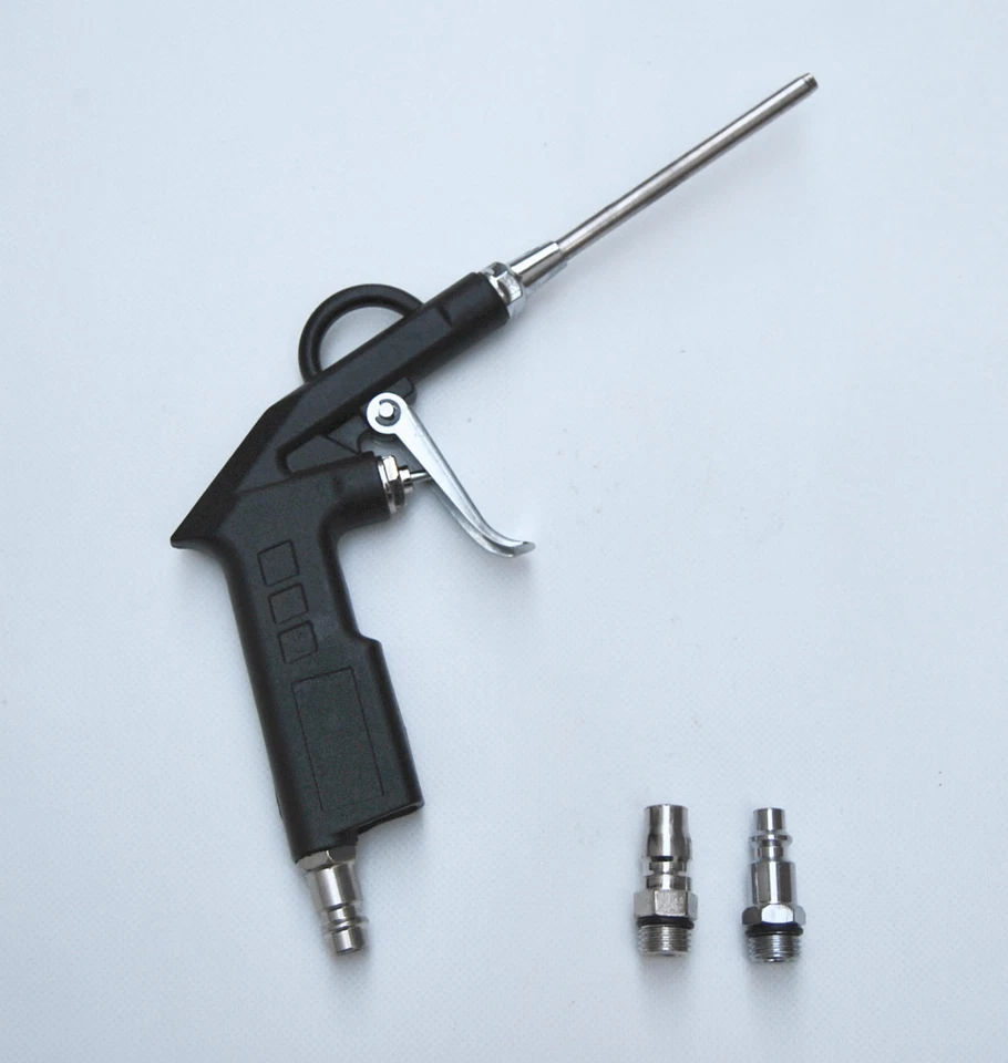 PISTOLA DI SOFFIAGGIO ARIA COMPRESSA COMPRESSORE BECCO LUNGO 200mm 631 HOTECHE