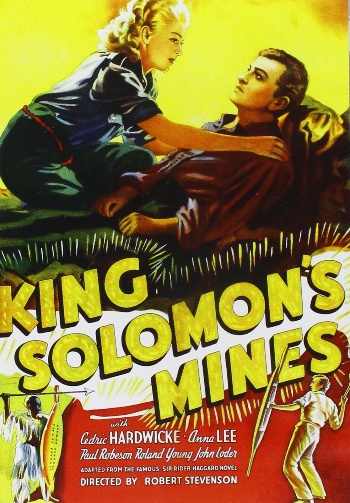 King Solomon's Mines (DVD) Paul Robeson Cedric Hardwicke Roland Young John Loder
