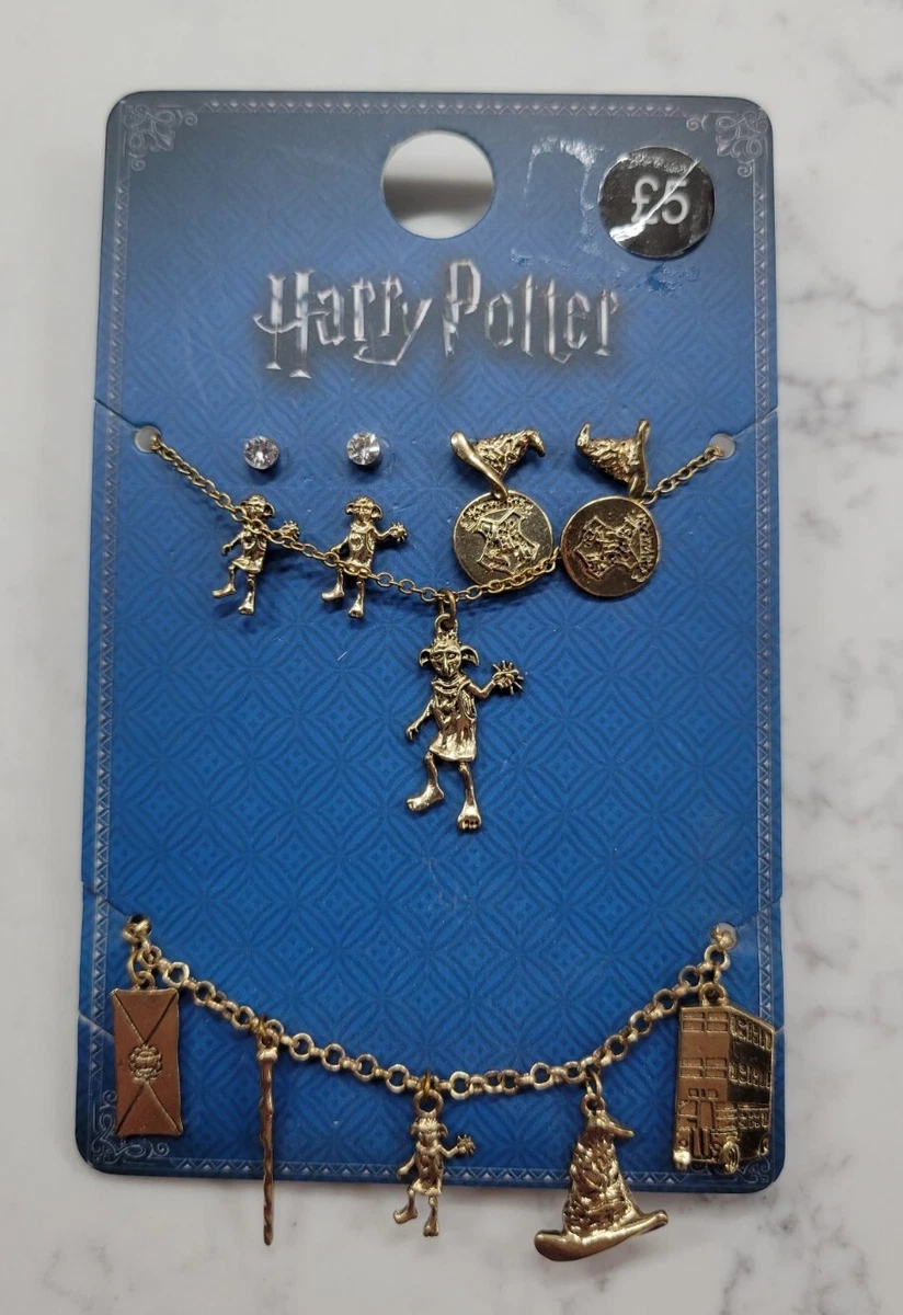 Primark Harry Potter Dobby Jewelry Set Earrings Necklace Bracelet US Seller