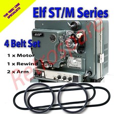 ELF ST SERIES 16MM Cine Film Projector Drive Belts - Full Set Of 4