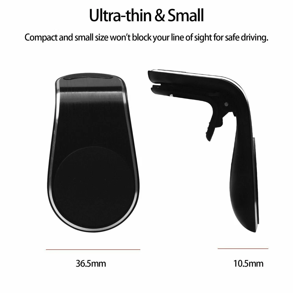 2 Pack GPS Magnetic Air Vent  Car Phone Holder Mount  for iPhone 11 Pro Max XR X - Image 3 of 4