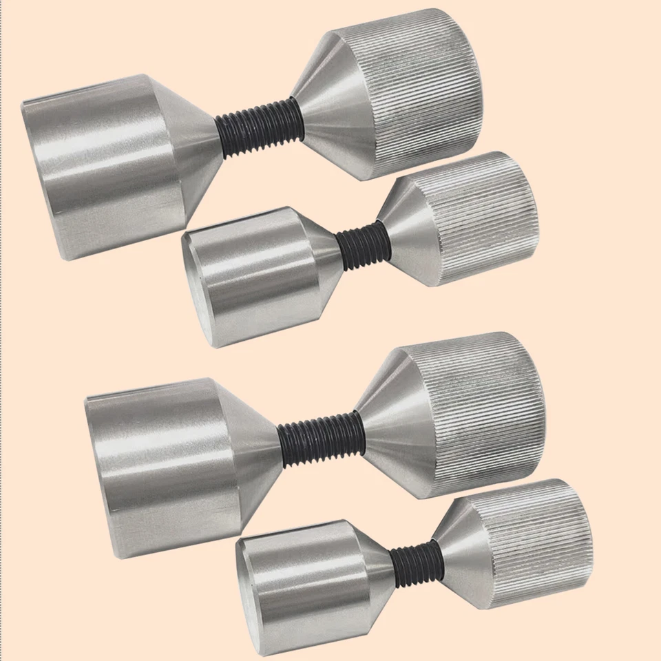 JINFANNIBI 4 Pack Flange Two Hole Pin 1-1/8'' 1-5/8'' Detachable Flange Double Hole Pin