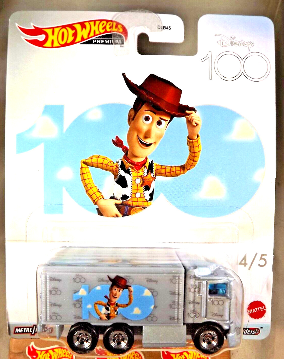 Hot Wheels Premium Disney 100 Toy Story Woody Hiway Hauler 4/5 2023 Diecast  Car