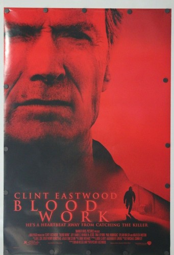 Blood Work 2002 Double Sided Original Movie Poster 27" x 40"