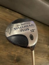 Callaway Big Bertha Steelhead Plus Driver 12  RH Gems Ladies Graphite