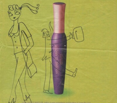 CC DIFFUSION LINE BOURJOIS VOLUME GLAMOUR MASCARA 12ml UVP16  PFLAUME VIOLETT LILA