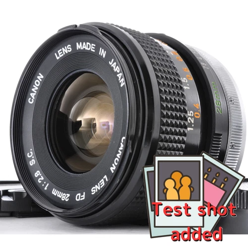 Canon FD 28mm f2.8 S.C. SC Wide Angle MF Lens For FD Mount [Near Mint+] Japan