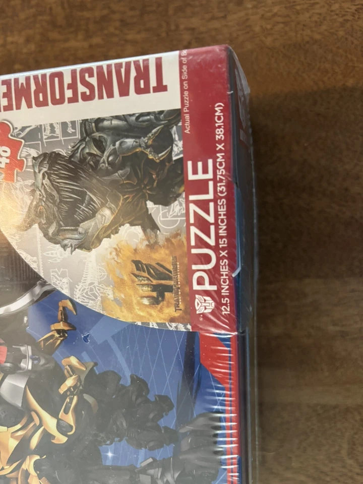 Transformers 48 Piece Puzzle Lunchbox Factory Sealed 2014 Hasboro Cardinal - Image 4 of 4