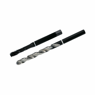 VÖLKEL HSSE M 3 - M 16 TwinBox Weissring Sackloch-Gewindebohrer + Spiralbohrer