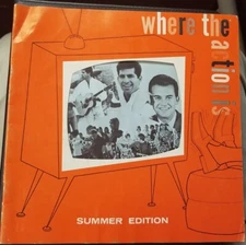 DICK CLARK 1960's WHERE THE ACTION YOUNG RASCALS + MORE TOUR PROGRAM BOOK - VG