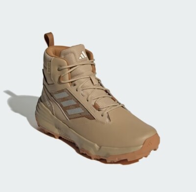 Adidas TERREX Unity Leather Mid RAIN.RDY Hiking Shoes Beige / Tint / Mesa |  eBay