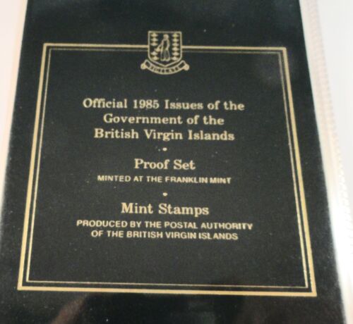 BU Official 1985 British Virgin Islands PP Set with Mint Stamps - Bild 2 von 15