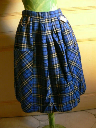 Vêtements et accessoires vintage véritable bleus Années 1960