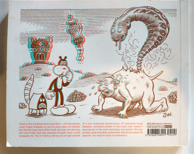 Frank In The 3rd Dimension Jim Woodring Hardback with Glasses