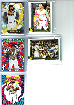 2025 Topps Series 1 & 2 Baseball San Diego Padres Team Set 24 Base Cards + WOW +