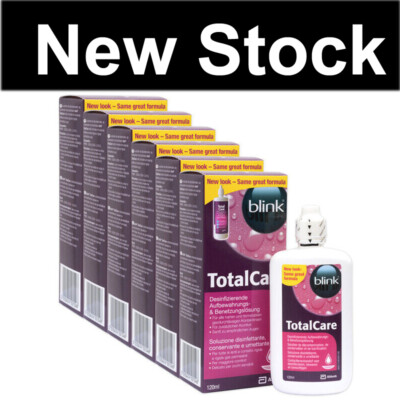 1 - 6 x Total Care Aufbewahrung/ Benetzung a120ml für harte Linsen / Zubehör