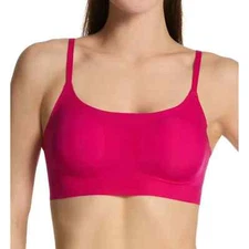 Maidenform DM7676 Modern Comfort SmoothTec Pullover Bra Fuschia SZ S Defects