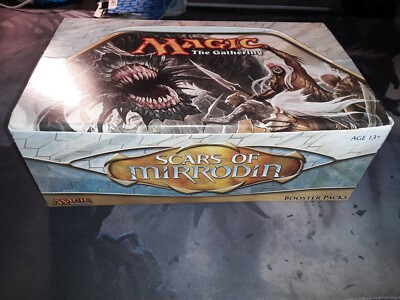 scars of mirrodin booster box ebay Pack Rulebook NOT included Magic the Gathering EMPTY Scars