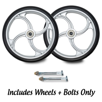 Top Glides Vortex Universal 7 Inch Replacement Wheels Kit - WHEELS ONLY